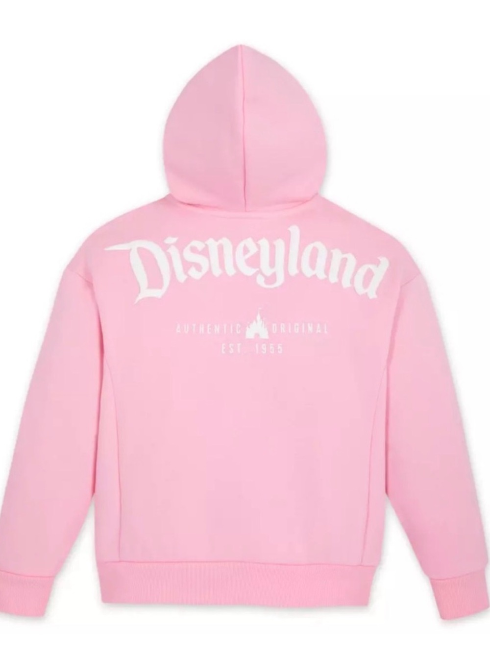 Disneyland Pink Zip-Up Hoodie